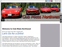 Tablet Screenshot of clubmiata.com